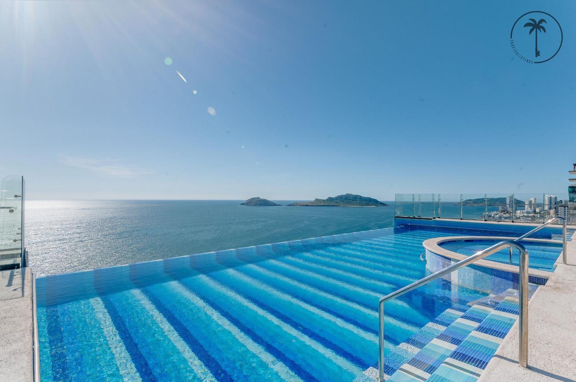 Hermosa Vista Al Mar, Condominio De Lujo! ماساتلان المظهر الخارجي الصورة